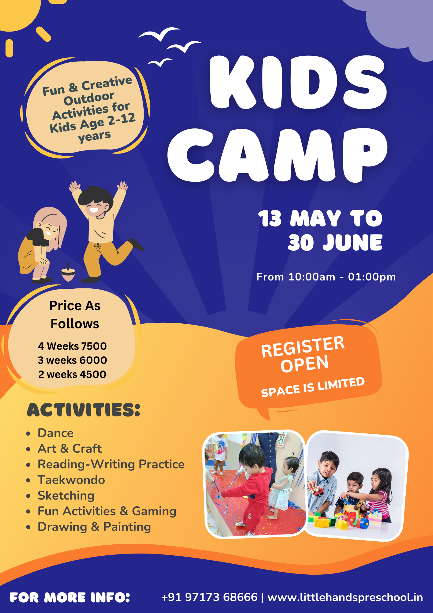 Kids Summer Camp in Dwarka | Summer Camp 2024